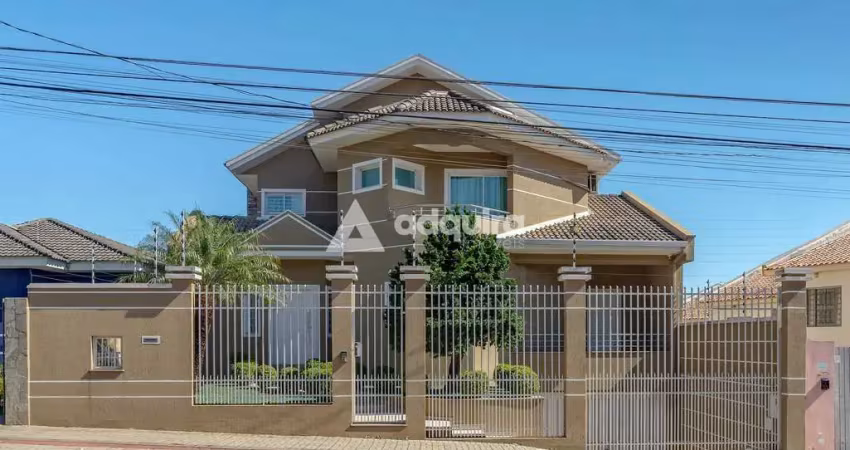 Casa à venda e locação 4 Quartos, 1 Suite, 3 Vagas, 436.8M², Jardim Carvalho, Ponta Grossa - PR