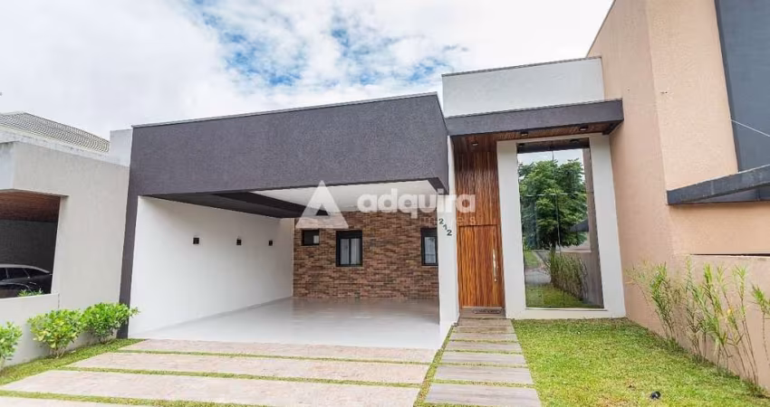 Casa à venda em condomínio 3 Quartos, 3 Suites, 2 Vagas, 250M², Oficinas, Ponta Grossa - PR