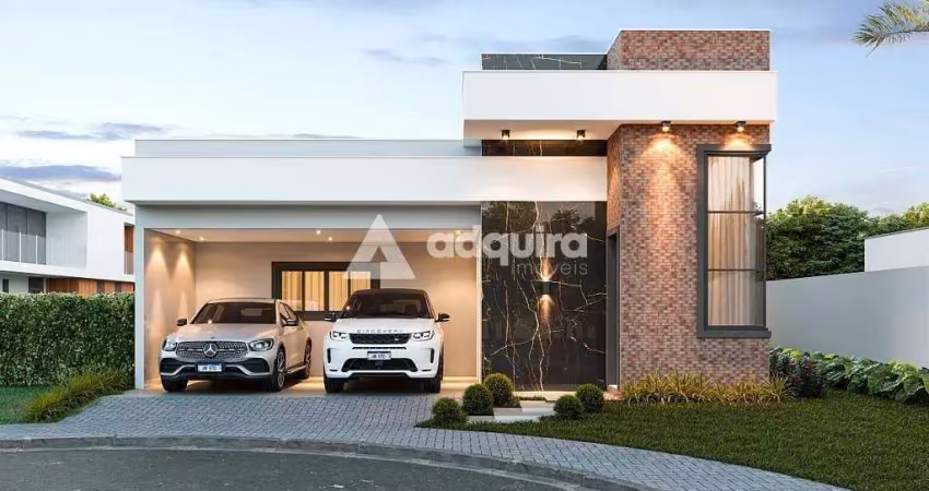 Casa nova à venda no Condomínio Ecoville I, 3 Quartos (1 suíte), 2 vagas lado a lado, churrasqueira