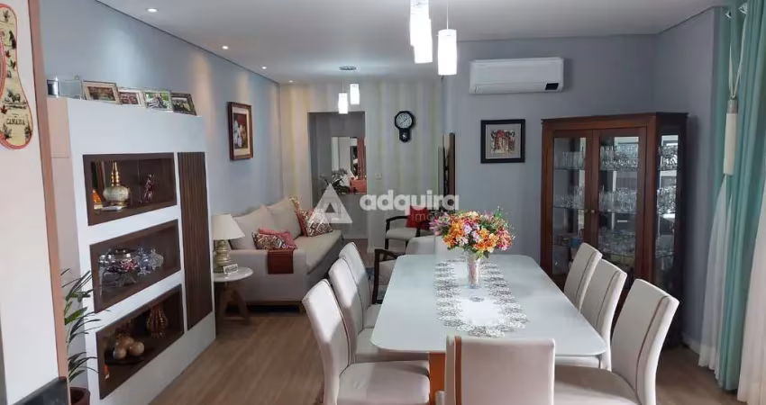 Belíssimo apartamento, mobiliado,  à venda, centro, ponta grossa, pr