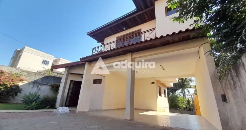Sobrado para venda e locação, 4 quartos, 2 vagas de garagem, Jardim Carvalho, Ponta Grossa, PR