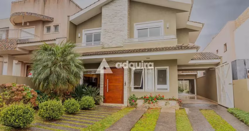 Casa à venda com 4 Quartos sendo 1 Suite, 4 Vagas, Neves, Ponta Grossa - PR
