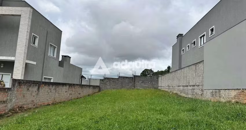 Terreno em condomínio fechado à venda na Rua Visconde de Baraúna, Jardim Carvalho, Ponta Grossa