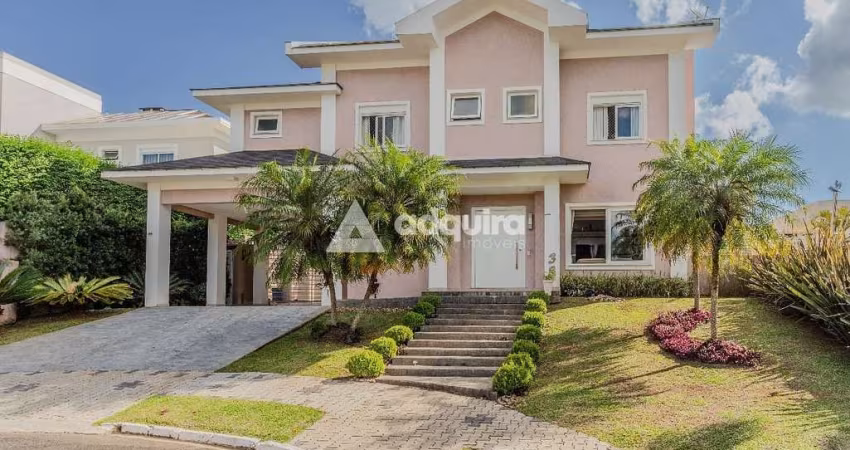 Casa à venda em condomínio fechado contendo 3 suítes - Orfãs, Ponta Grossa, PR