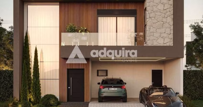 Casa à venda, Contorno, Condomínio fechado, Ecoville I, 03 suítes,  Ponta Grossa, PR