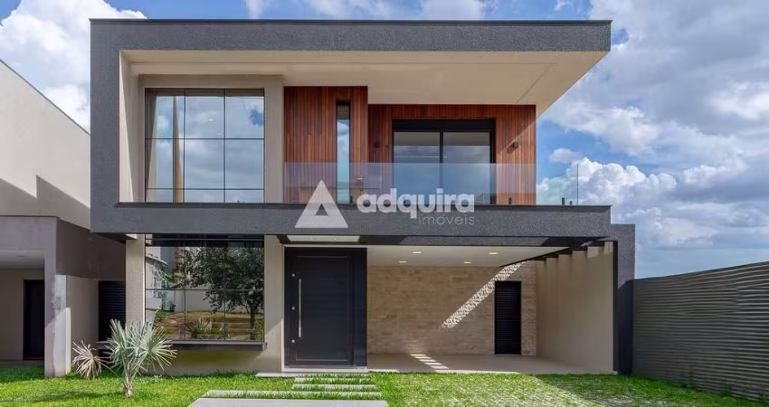 Casa à venda, no condomínio Alphaville, com 3 suítes, no Jardim Carvalho, Ponta Grossa, PR