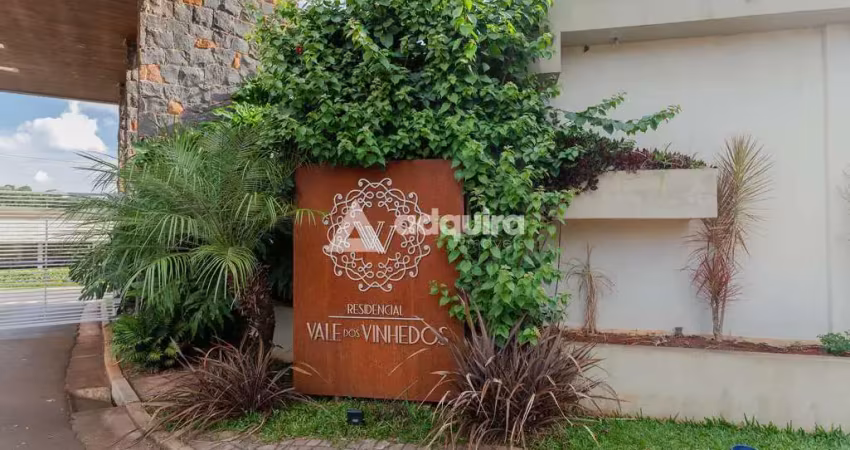 Terreno à venda no condomínio vale dos vinhedos, colônia dona luíza, ponta grossa, pr