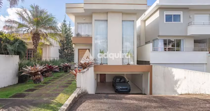 Casa à venda 4 quartos, 4 suites, 2 vagas, 300m², oficinas, ponta grossa - pr