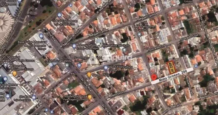 Terreno à venda na Rua Mato Grosso, Uvaranas, Ponta Grossa