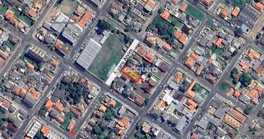 Terreno à venda na Rua Álvaro Alvim, Jardim Carvalho, Ponta Grossa