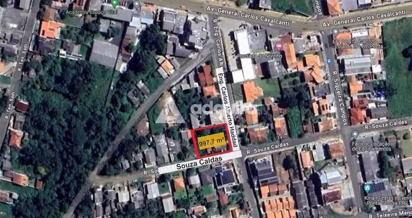 Terreno à venda na Rua Souza Caldas, Uvaranas, Ponta Grossa