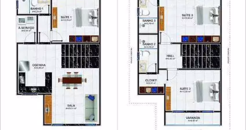 Casa em teperapuan 3 quartos 2 suítes   -  porto seguro