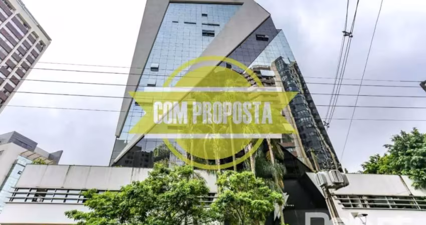 Sala/conjunto comercial locada - 97,42m2 + 02 vagas - edifício curitibano prime center - r$ 800.000,00 - água verde.