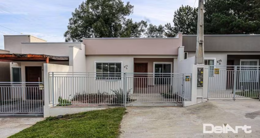 Casa térrea (geminada) - R$ 259.000,00 - Novinha - 61,02m2 - Bairro Bom Jesus/Rio Negro-Pr.
