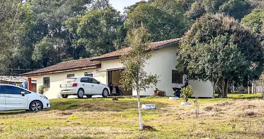 Chácara com 15.000m2 - a 2.5km da prefeitura de rio negro/seminário - casa c/ 120,00m2