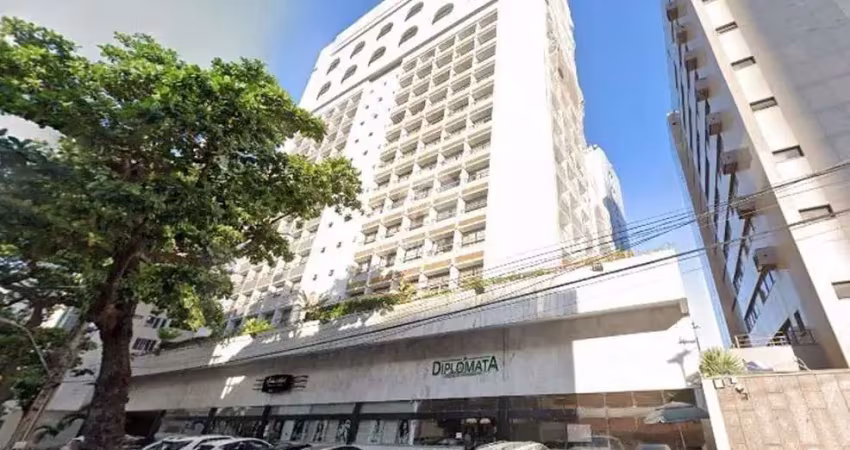 Flat à venda com 01 quarto, 36,25 m², andar alto em boa viagem, recife-pe.