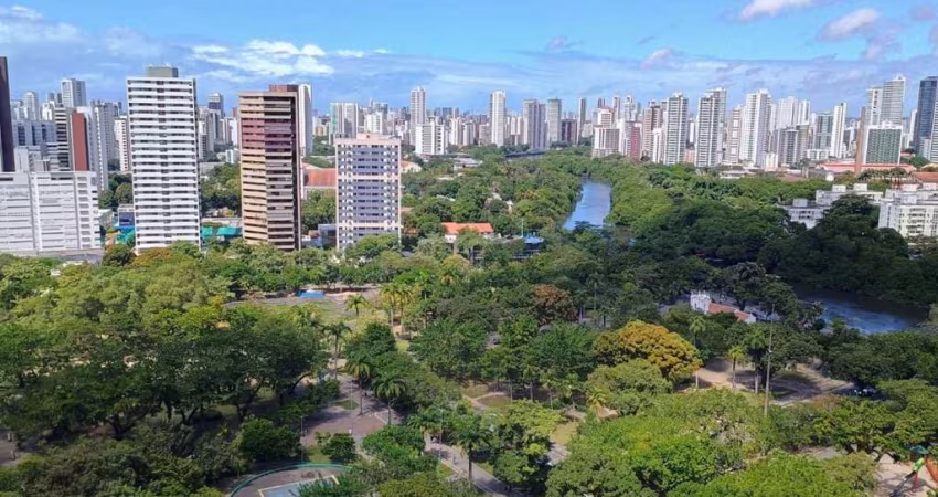 Apartamento à venda com 04 quatro suítes, 335 m², vista linda para o Parque da Jaqueira e Rio Capibaribe.