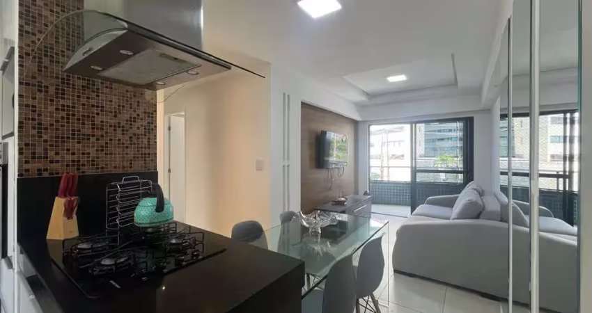 Apartamento com 2 dormitórios à venda, 55 m² por r$ 650.000,00 - boa viagem - recife/pe