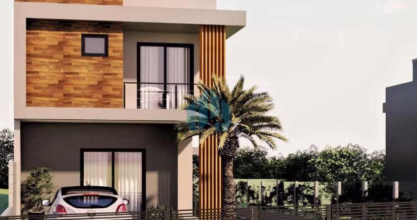 Bela Casa no Residencial Brisa do Mar, ao Lado do Centro da Cidade, Ambrósio | Garopaba - SC