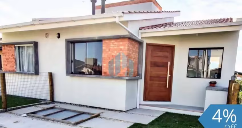 Bela casa térrea nova, a 3,8 km da praia central, areias de palhocinha | garopaba - sc