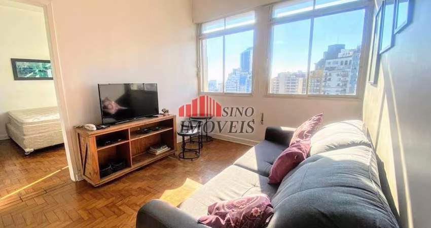 Lindo apartamento mobiliado em frente a Praça Franklin Roosevelt, Consolação, São Paulo, SP