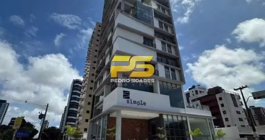 Flat vista mar a venda no bairro de manaira em joão pessoa, pb.