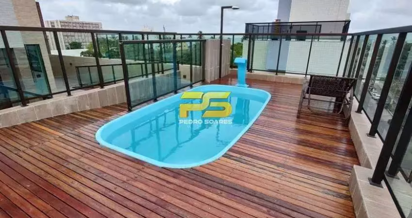 Flat com 1 quarto à venda na Rua Tabelião Antônio Carneiro, 174, Cabo Branco, João Pessoa