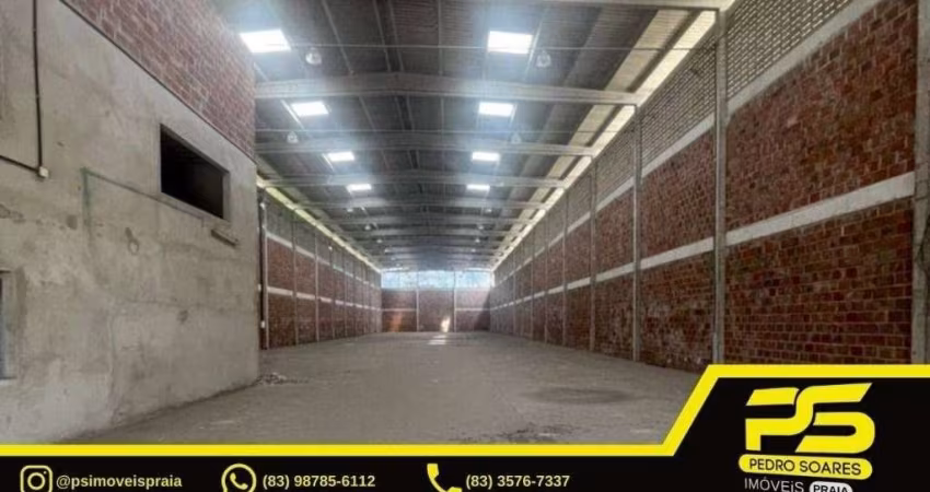 Galpão Para Alugar, 1800 M² Por R$ 32.400/mês - Bairro Das Indústrias - João Pessoa/pb