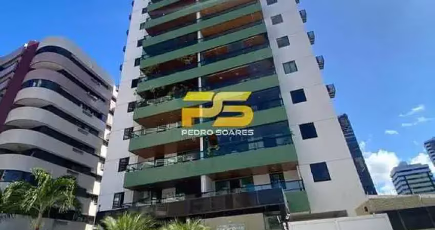 Apartamento para locação em manaíra - 150m2 | 3 suítes| mobiliado