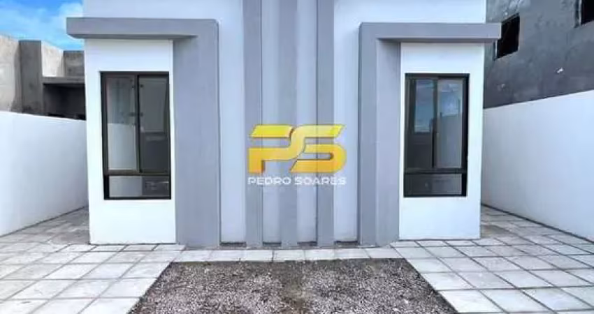 Casa geminada com 2 quartos, valentina de figueiredo - joão pessoa