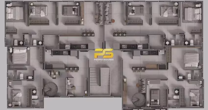 Apartamento com 2 quartos à venda, cristo redentor - joão pessoa