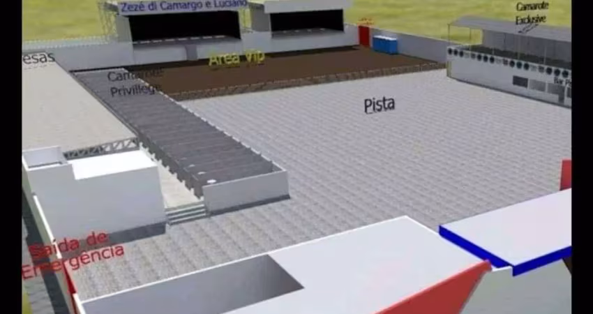 Casa de show 7 mil metros² por 1.200.000,00 milhões em patos