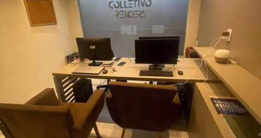 Sala comercial  mobiliada para locação  no brisamar por 1.700,00 / mês