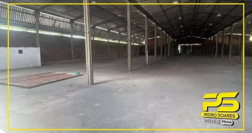 Galpão para alugar, 1000 m² por r$ 13.000/mês - bairro das indústrias - joão pessoa/pb