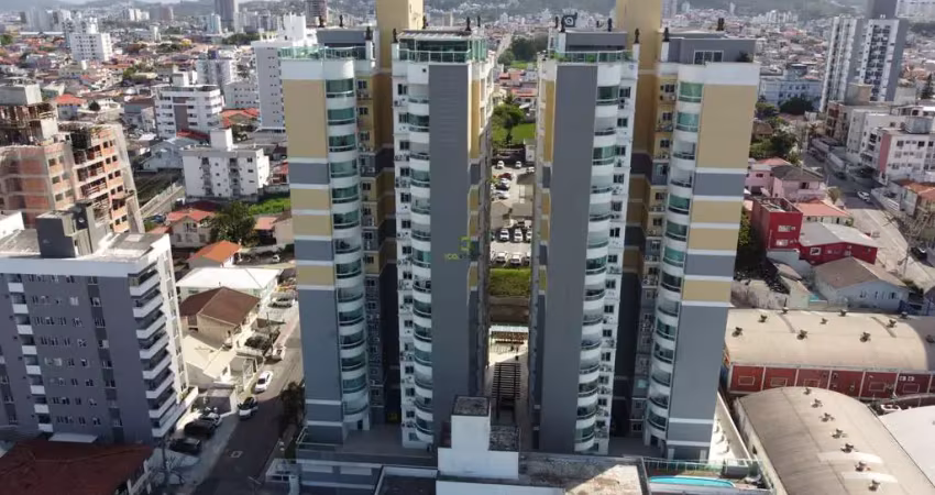 Apartamento para venda em barreiros são josé, andar alto, vista livre para mar da sacada da suite, sala ampla com varanda.