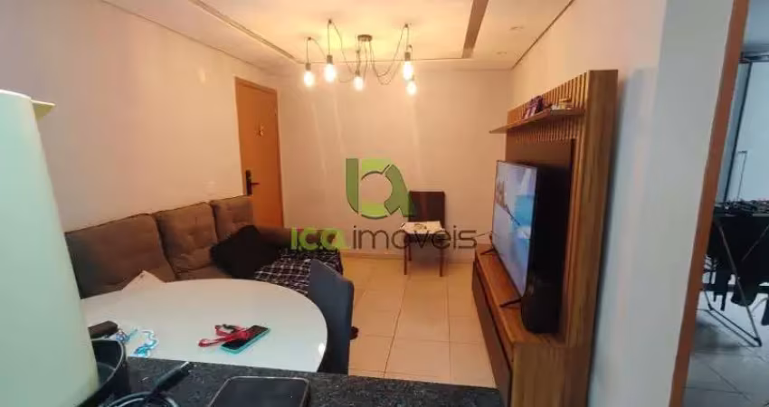 Apartamento reformado de 2 quartos com lazer completo no bairro areias - são josé-sc - 48m² - 1 vaga - portaria 24h