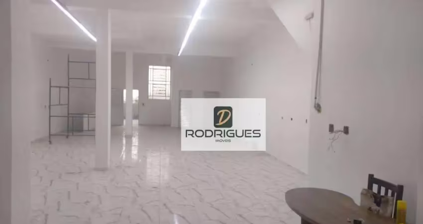 Salão para alugar, 276 m² por r$ 10.800/mês - parque das nações - santo andré/sp