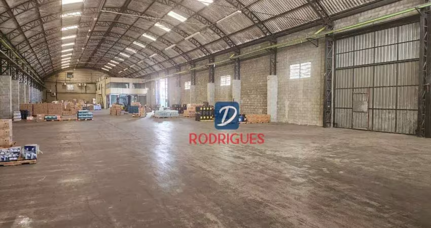 Galpão para alugar, 2740 m² por r$ 45.000/mês - casa grande - diadema/sp