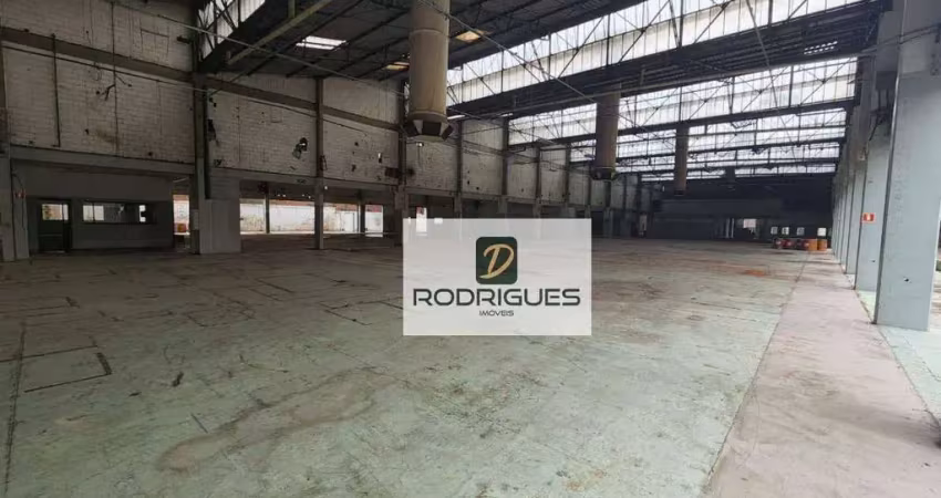 Galpão para alugar, 5000 m² por r$ 120.000,00/mês - piraporinha - diadema/sp