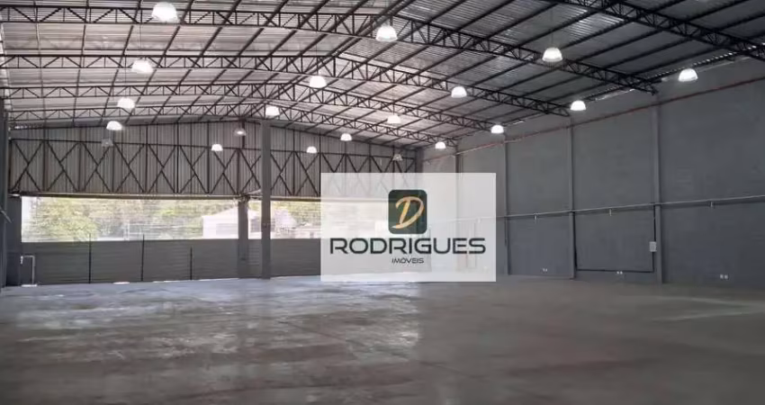 Galpão para alugar, 1800 m² por r$ 39.435,28/mês - jardim jamaica - santo andré/sp
