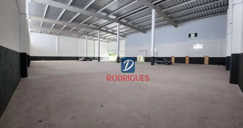 Galpão para alugar, 2030 m² por r$ 65.000,00/mês - jardim ruyce - diadema/sp
