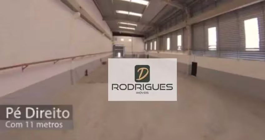 Galpão para alugar, 1300 m² por r$ 40.000,00/mês - parque são vicente - mauá/sp