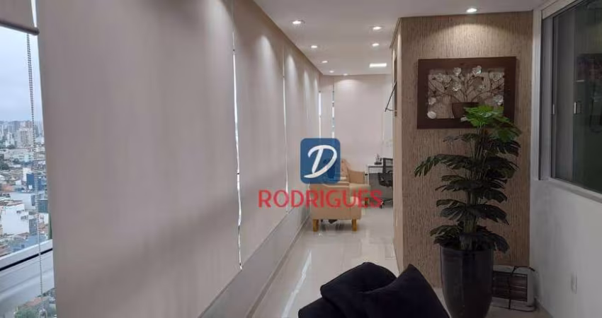 Apartamento com 3 dormitórios para alugar, 190 m² por R$ 9.500/mês - Jardim do Mar - São Bernardo do Campo/SP