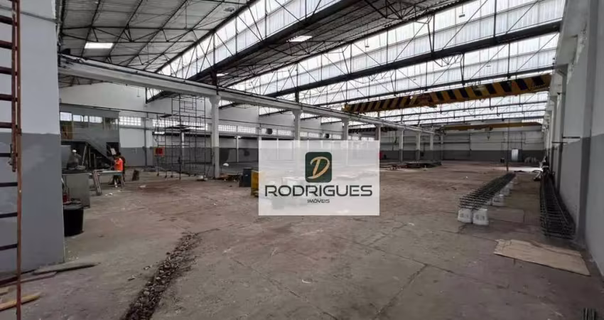 Galpão para alugar, 3700 m² por r$ 78.000,00/mês - vila nogueira - diadema/sp