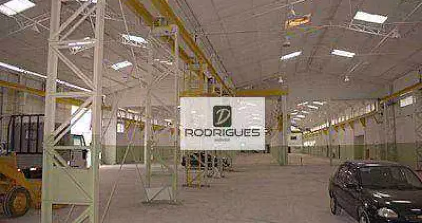 Galpão para alugar, 4400 m² por r$ 85.000,00/mês - vila nogueira - diadema/sp
