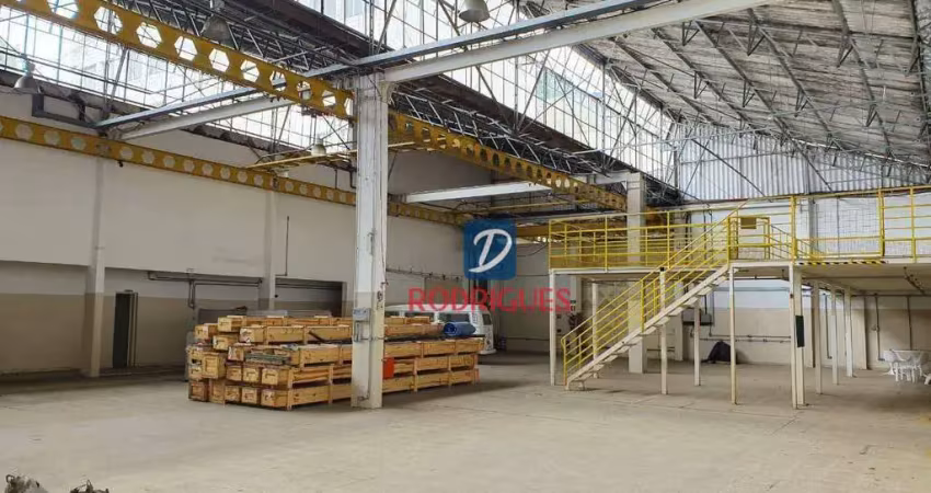 Galpão para alugar, 5400 m² por r$ 70.000,00/mês - campanário - diadema/sp