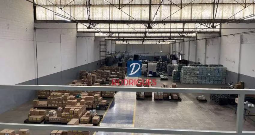 Galpão para alugar, 3200 m² por r$ 55.000,00/mês - jardim maria tereza - diadema/sp