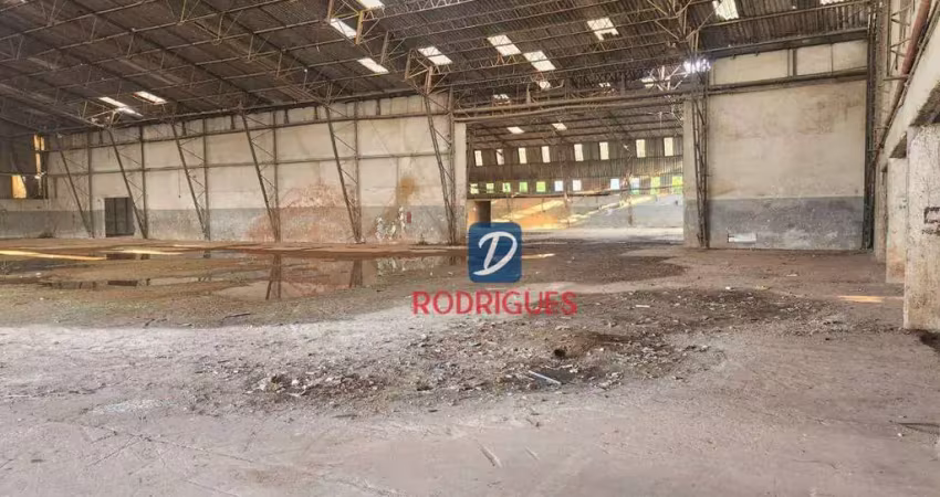 Galpão para alugar, 4396 m² por r$ 75.000,00/mês - campanário - diadema/sp