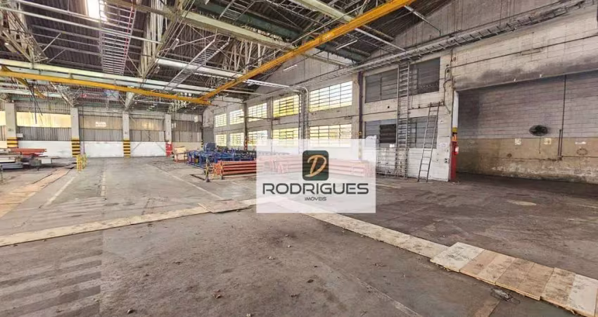 Galpão para alugar, 1500 m² por r$ 55.500,00/mês - planalto - são bernardo do campo/sp