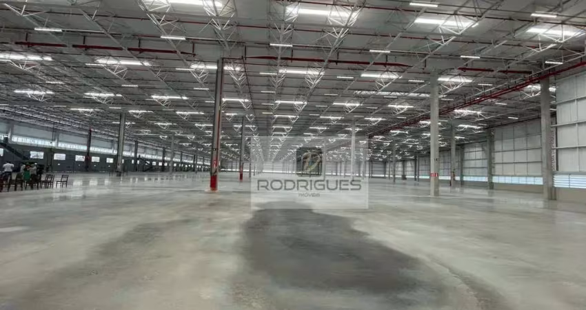 Galpão para alugar, 1640 m² por r$ 55.760/mês - parque jaçatuba - santo andré/sp